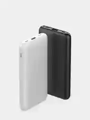 Белый внешний аккумулятор 10000 мАч быстрая зарядка power bank