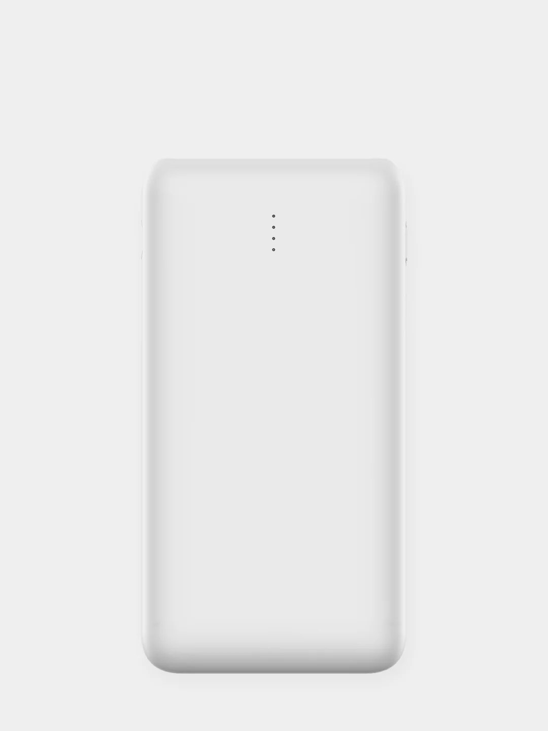 Белый внешний аккумулятор 10000 мАч быстрая зарядка power bank