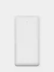 Белый внешний аккумулятор 10000 мАч быстрая зарядка power bank