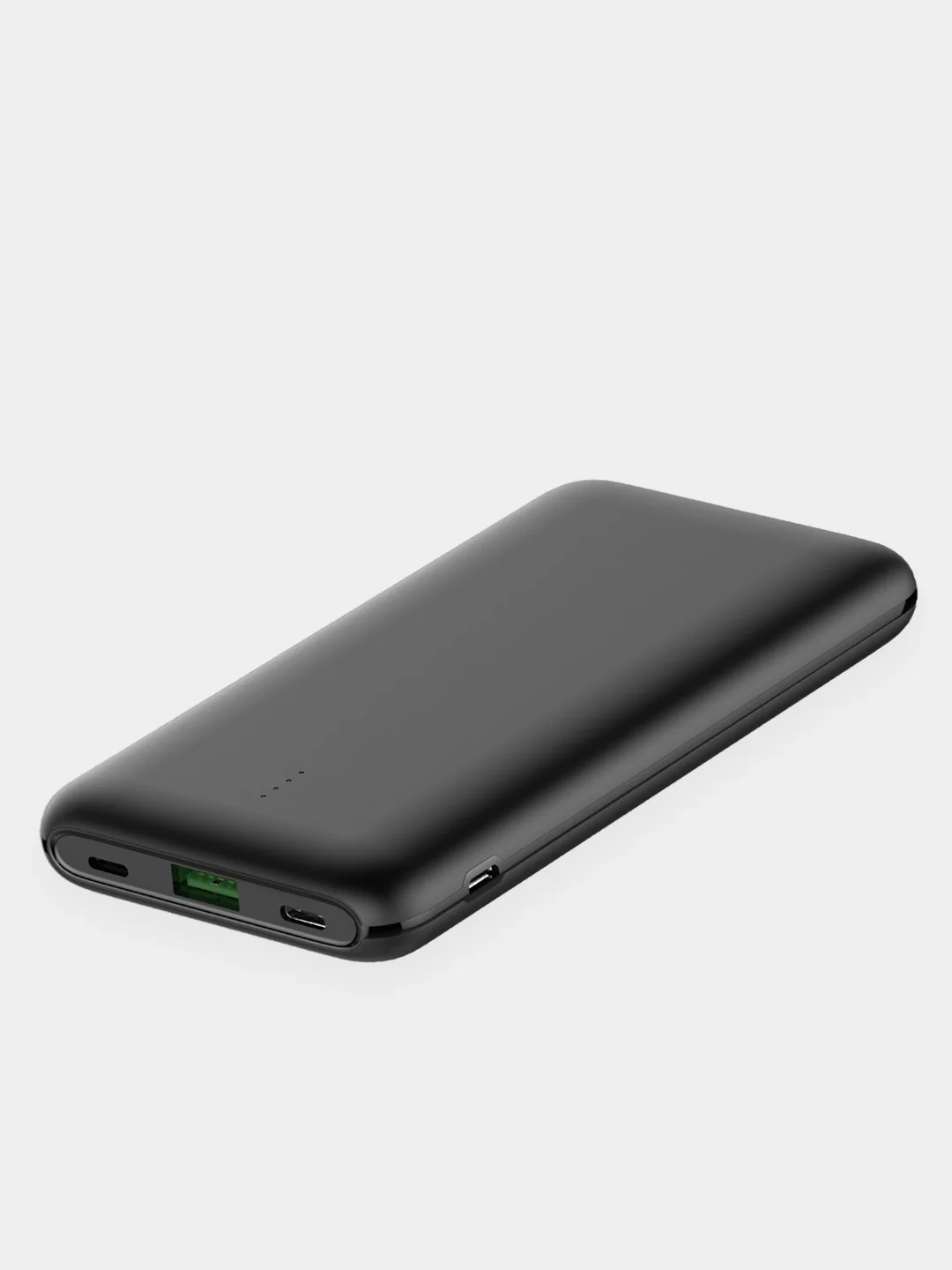 Белый внешний аккумулятор 10000 мАч быстрая зарядка power bank