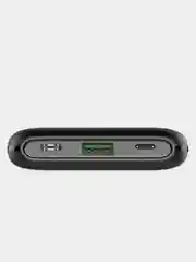 Белый внешний аккумулятор 10000 мАч быстрая зарядка power bank