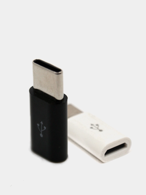 ОТГ, OTG переходник с Type-С на micro-USB, для зарядки, передачи данных