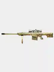 Черный модель оружия барретт Barrett M82A1 из CrossFire (Кроссфаер), снайперская винтовка