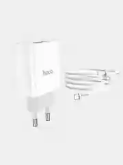Сетевое зарядное устройство Hoco C80A Быстрая зарядка, 20W  кабель Type-C to Type-C