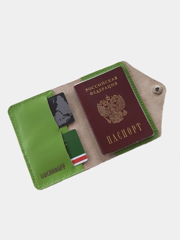 Обложка для паспорта, натуральная кожа