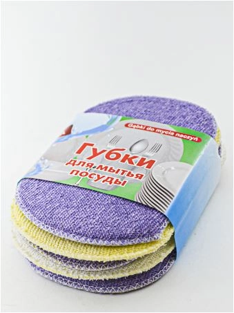 Губка для мытья посуды "Польша", 1 шт