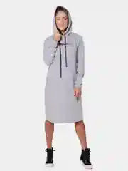 Платье из футера I understand ФП1357П10 серый меланж, KLERY