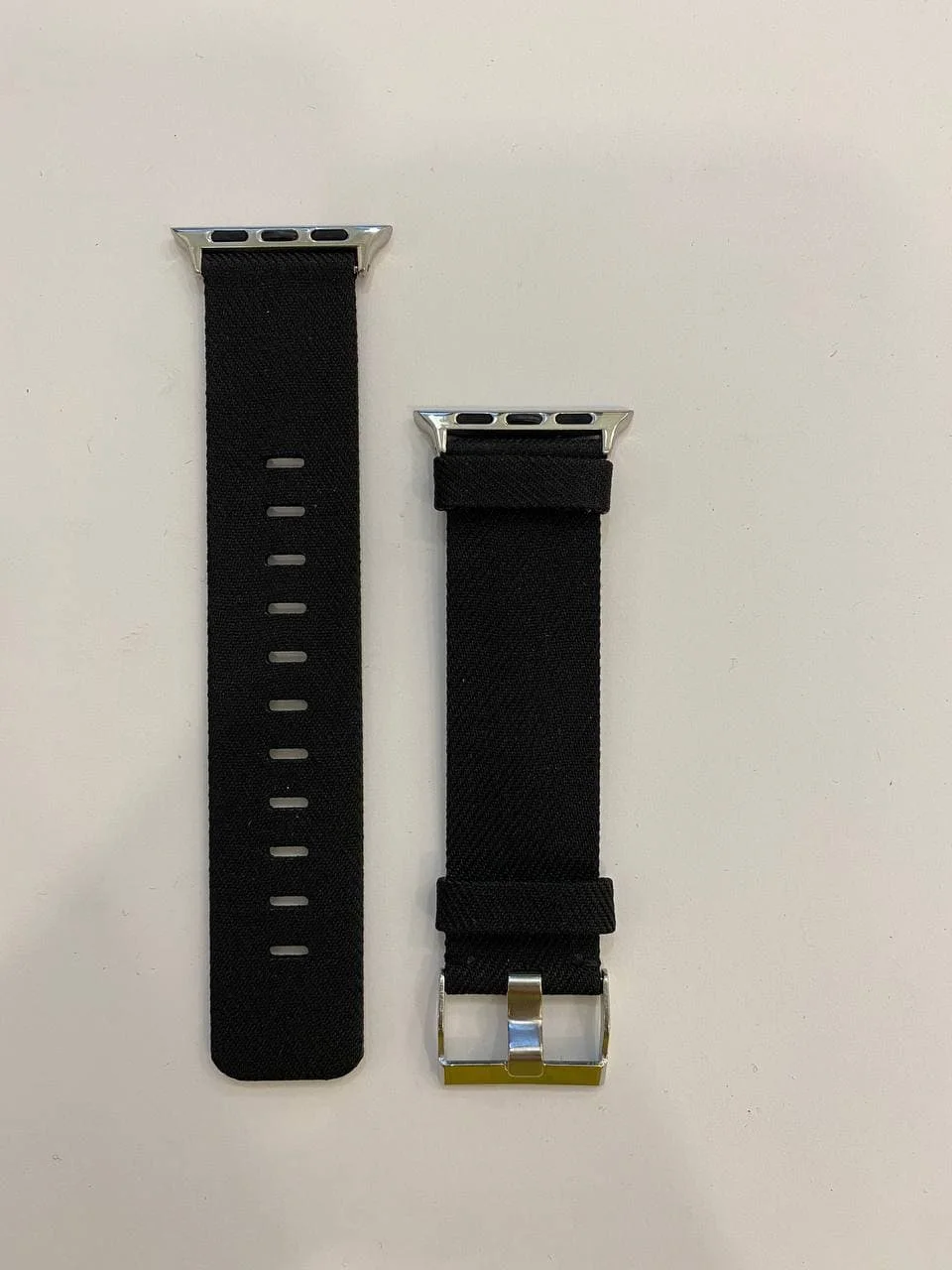 Черный нейлоновый ремешок для Apple Watch 38 мм. (1/2/3/4 поколения)