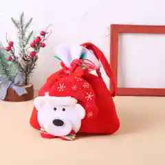 Сумка для подарков/ Мешок подарочный 21*25 см Новый год/Рождество