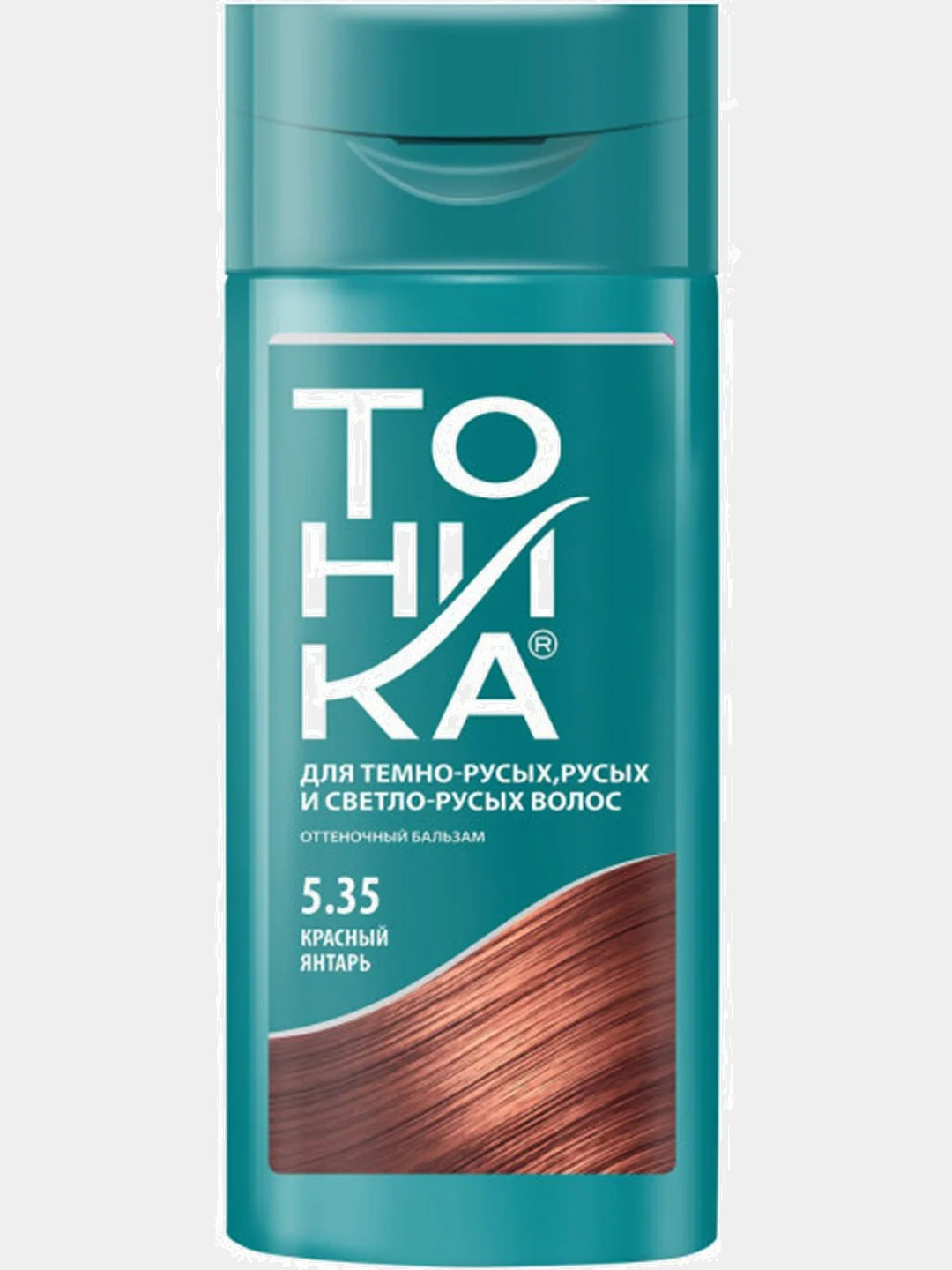 Оттеночный бальзам "Тоника", для тонирования волос, 5.35 красный янтарь, 150 мл