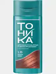 Оттеночный бальзам "Тоника", для тонирования волос, 5.35 красный янтарь, 150 мл