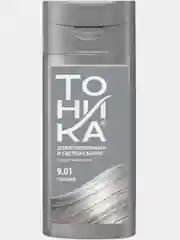 Оттеночный бальзам "Тоника", для тонирования волос, 9.01 стальной, 150 мл