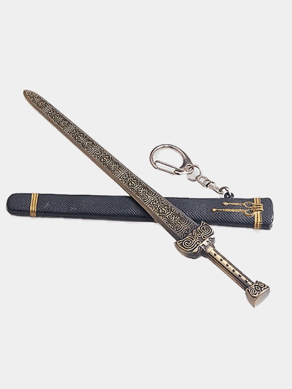 Брелок катана меч, полностью металлический модели Анимация из серии игр The King of Yue