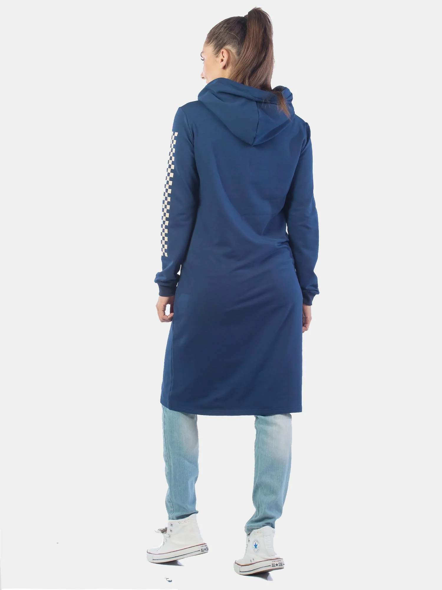 Платье из футера ФП1357П6 индиго, KLERY