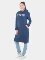 Платье из футера ФП1357П6 индиго, KLERY