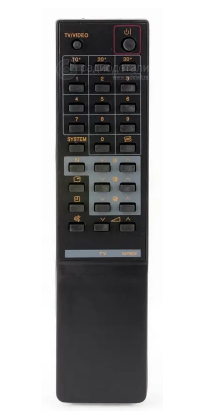Пульт для кинескопного телевизора SHARP G0756CE   СМ.модели ниже