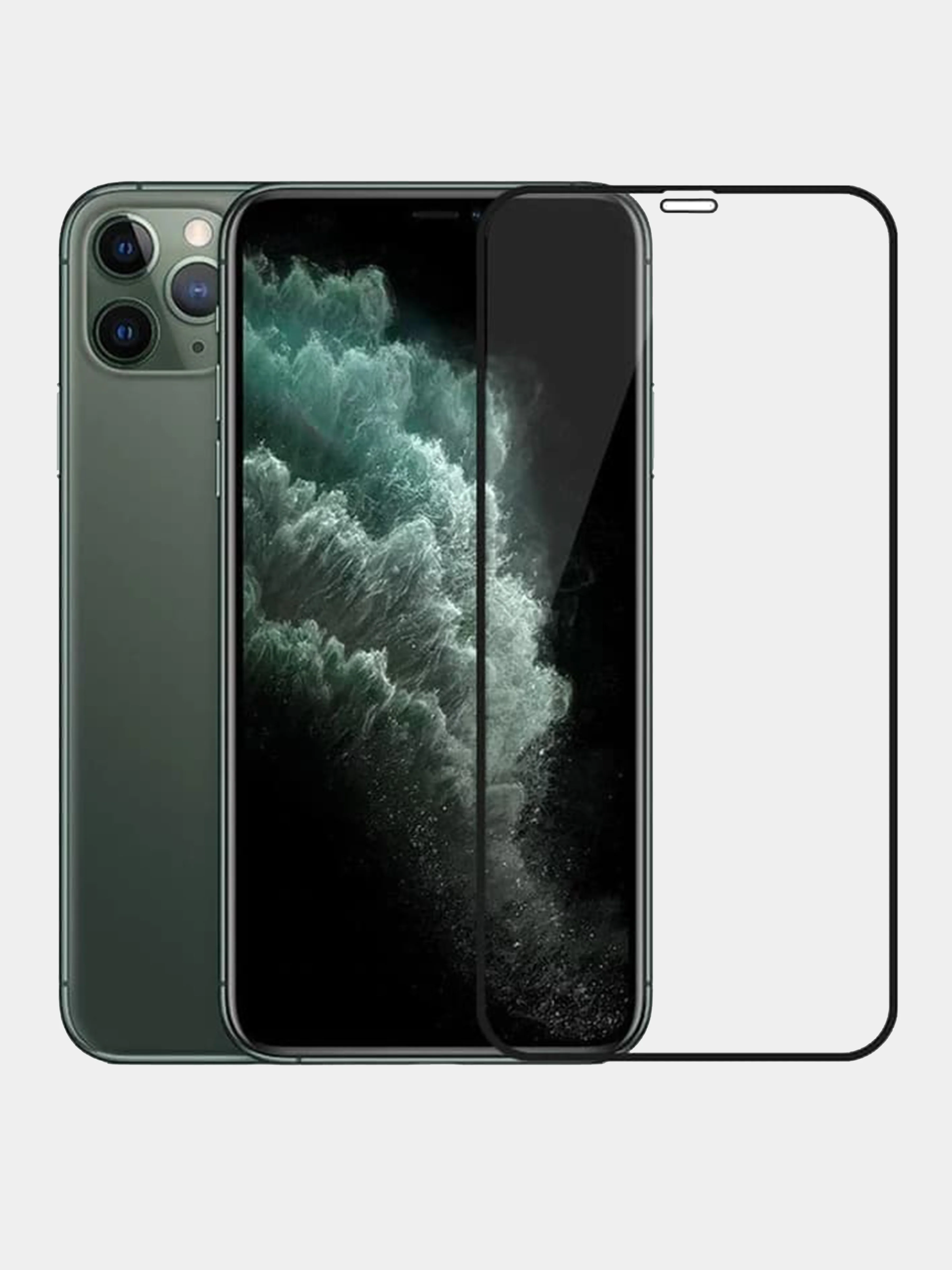 Премиум Защитное стекло 5D iPhone 11 / XR /11 Pro/X/XS/ 12 Pro / Max/12 mini / 12 / 7 / 8