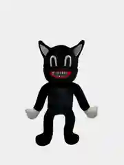 Черный мягкая игрушка сиреноголовый 37 см, Siren Head с присоской, Cartoon Cat, Картун кэт