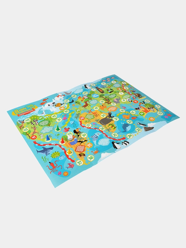 Игра-ходилка настольная, картон, пластик, 24 х 16 х 4 см