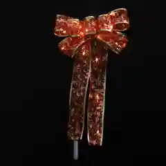 Елочное украшение "Бант светящийся", 23*35 см