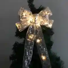 Елочное украшение "Бант светящийся", 23*35 см