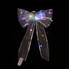 Елочное украшение "Бант светящийся", 23*35 см