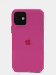 Фуксия чехол Silicone Case для iPhone 12 / 12 Pro / 12 Pro Max с логотипом