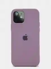 Лавандовый чехол Silicone Case для iPhone 12 / 12 Pro / 12 Pro Max с логотипом