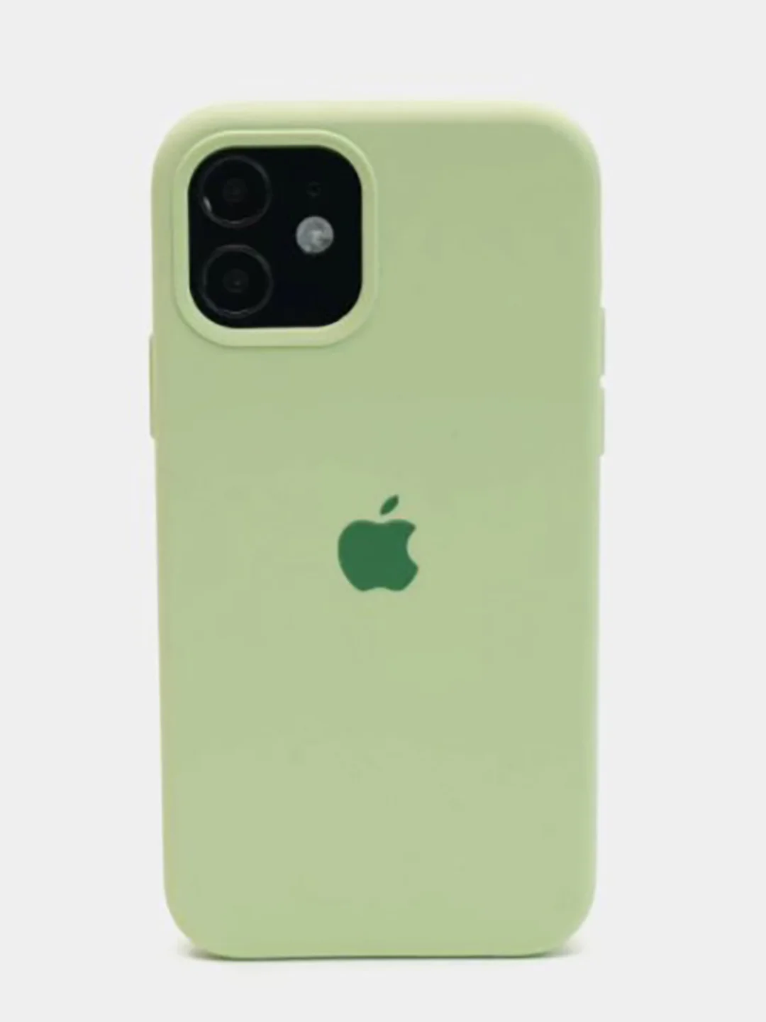 Мятный чехол Silicone Case для iPhone 12 / 12 Pro / 12 Pro Max с логотипом