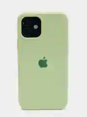 Мятный чехол Silicone Case для iPhone 12 / 12 Pro / 12 Pro Max с логотипом