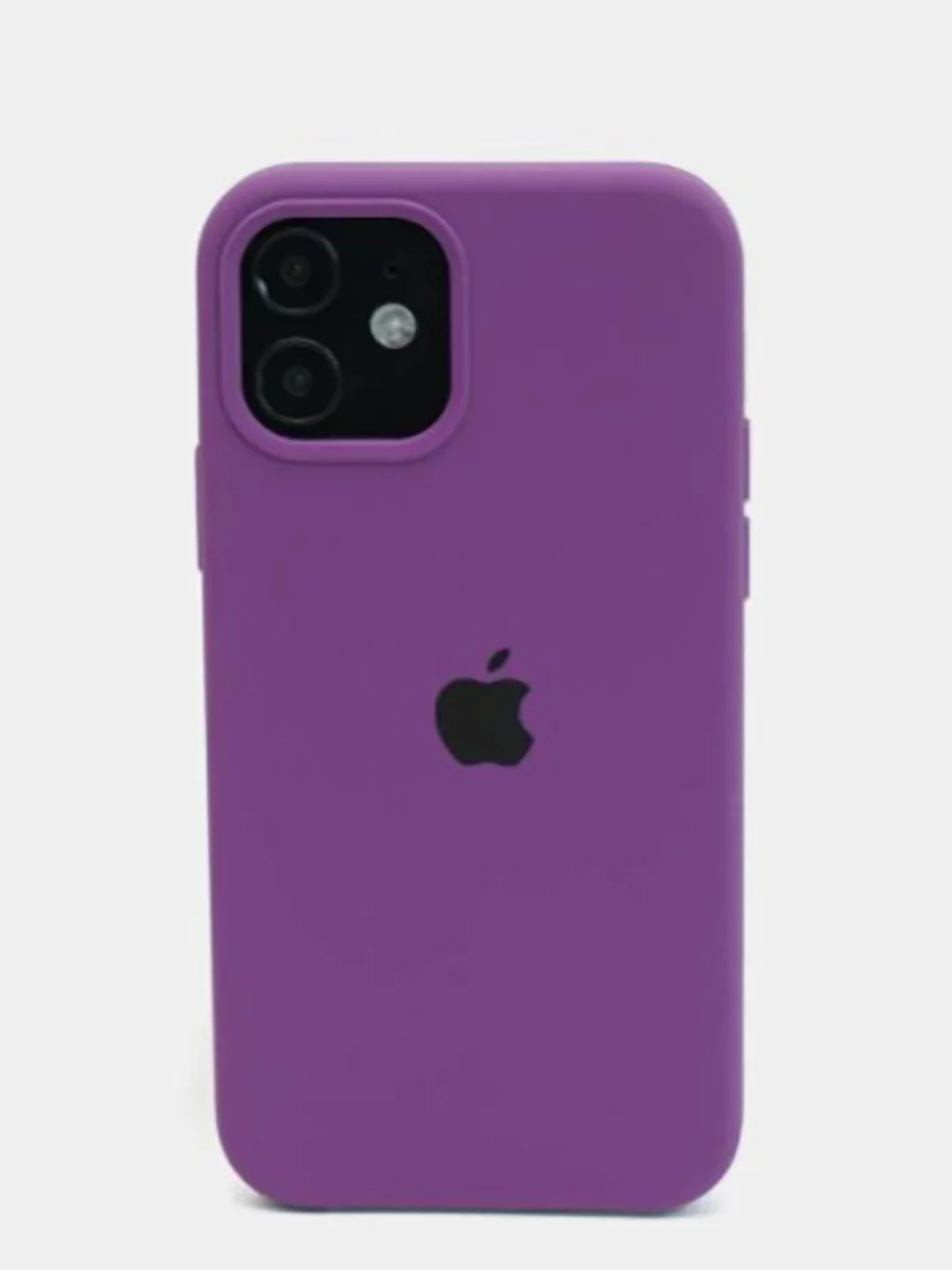 Пурпурный чехол Silicone Case для iPhone 12 / 12 Pro / 12 Pro Max с логотипом