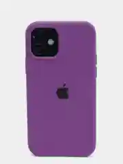 Пурпурный чехол Silicone Case для iPhone 12 / 12 Pro / 12 Pro Max с логотипом