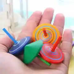 Волчок Юла деревянная игрушка
