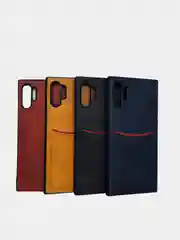 Чехол из эко кожи с карманом для карт на Samsung Note 10/ Note 10 Pro/ Note 10 Lite A81
