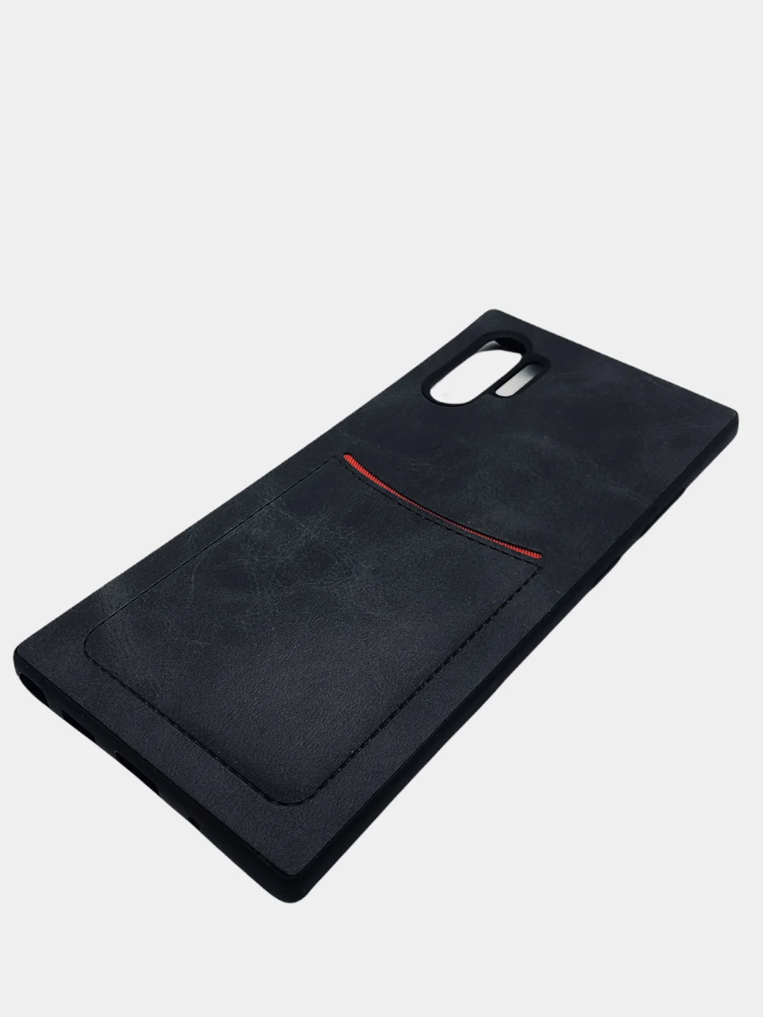 Чехол из эко кожи с карманом для карт на Samsung Note 10/ Note 10 Pro/ Note 10 Lite A81