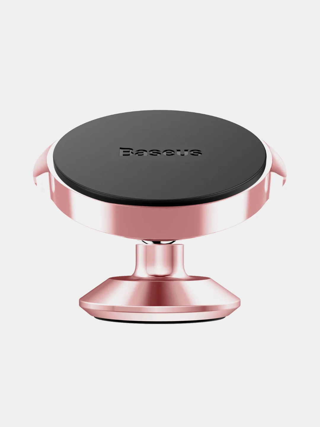Розовый автомобильный держатель Baseus Premium Small Ears Series Magnetic Bracket (Vertical Type)