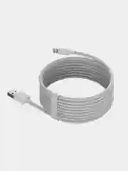 Белый кабель Baseus Simple (2шт USB/Micro-USB, Type-C, Lightning, 5A, 40W для iPhone и Android)