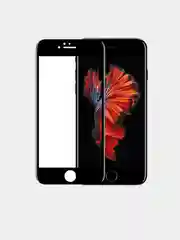 Черный защитное стекло 5D для iPhone 6 plus/6s plus белое и черное