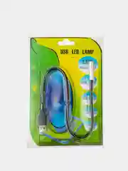 Черный гибкий светодиодный USB светильник для ноутбука и авто