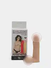 Насадка HARNESS для трусиков с плагом Реалистик №1, 203-01 BX DD