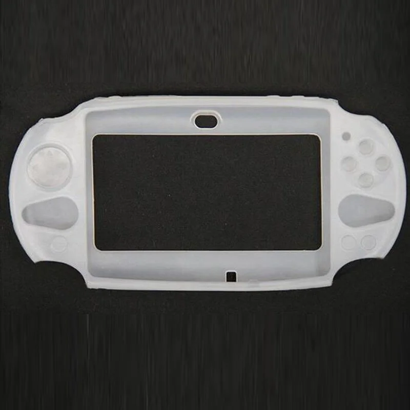 Белый силиконовый чехол для Sony Playstation Vita 1000 / PS Vita / PSV