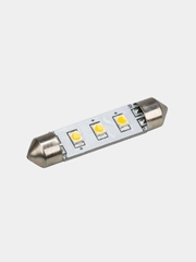 Автолампа салонная СВЕТОДИОДНАЯ C5W (10-30V, 3 LED 2835)