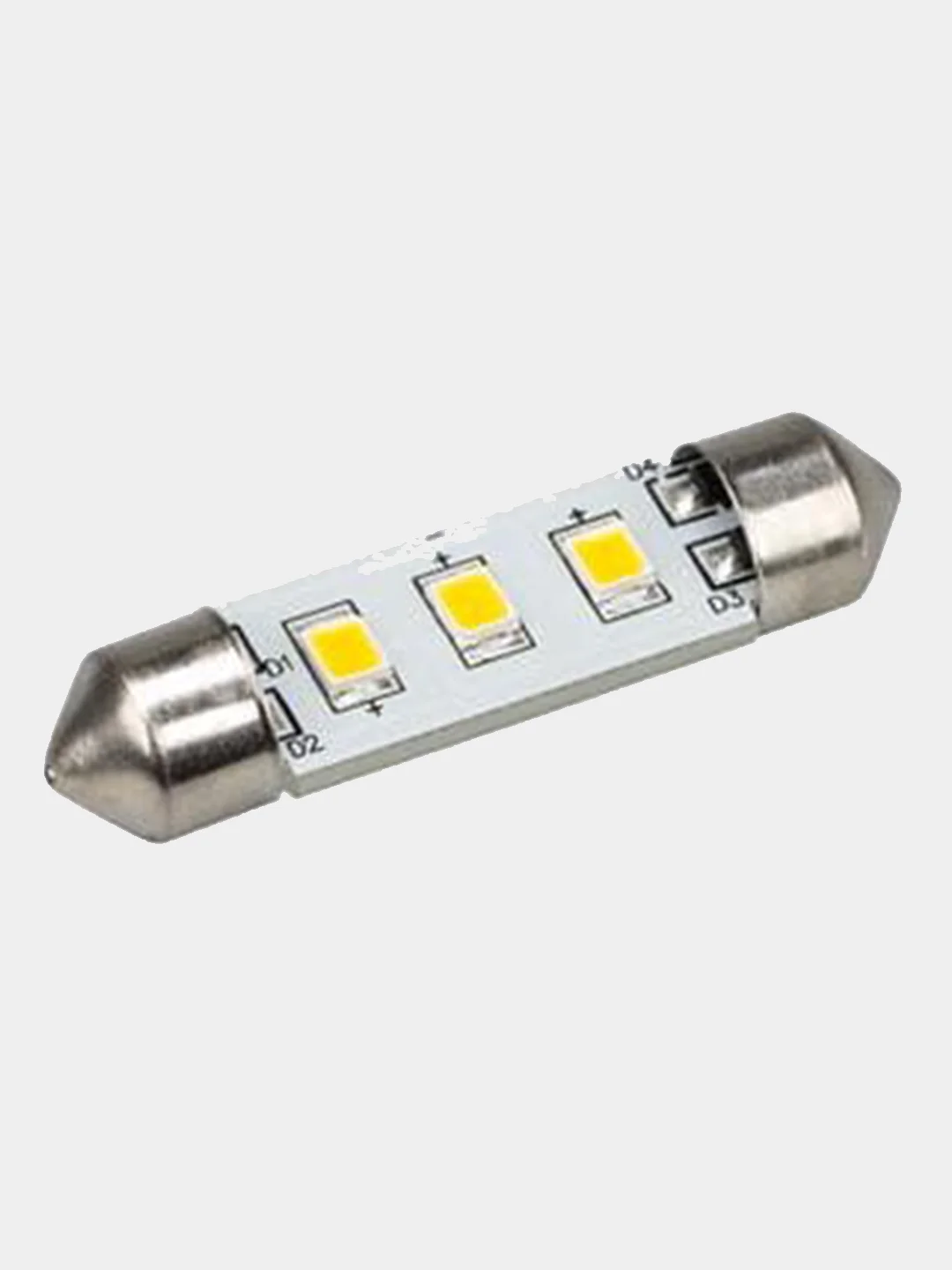 Автолампа салонная СВЕТОДИОДНАЯ C5W (10-30V, 3 LED 2835)