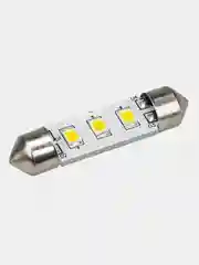 Автолампа салонная СВЕТОДИОДНАЯ C5W (10-30V, 3 LED 2835)