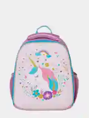 Рюкзак для девочек №1School "Единорог" школьный, ортопедическая спинка