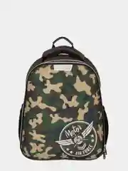 Рюкзак для мальчиков №1School "Military" школьный, ортопедическая спинка