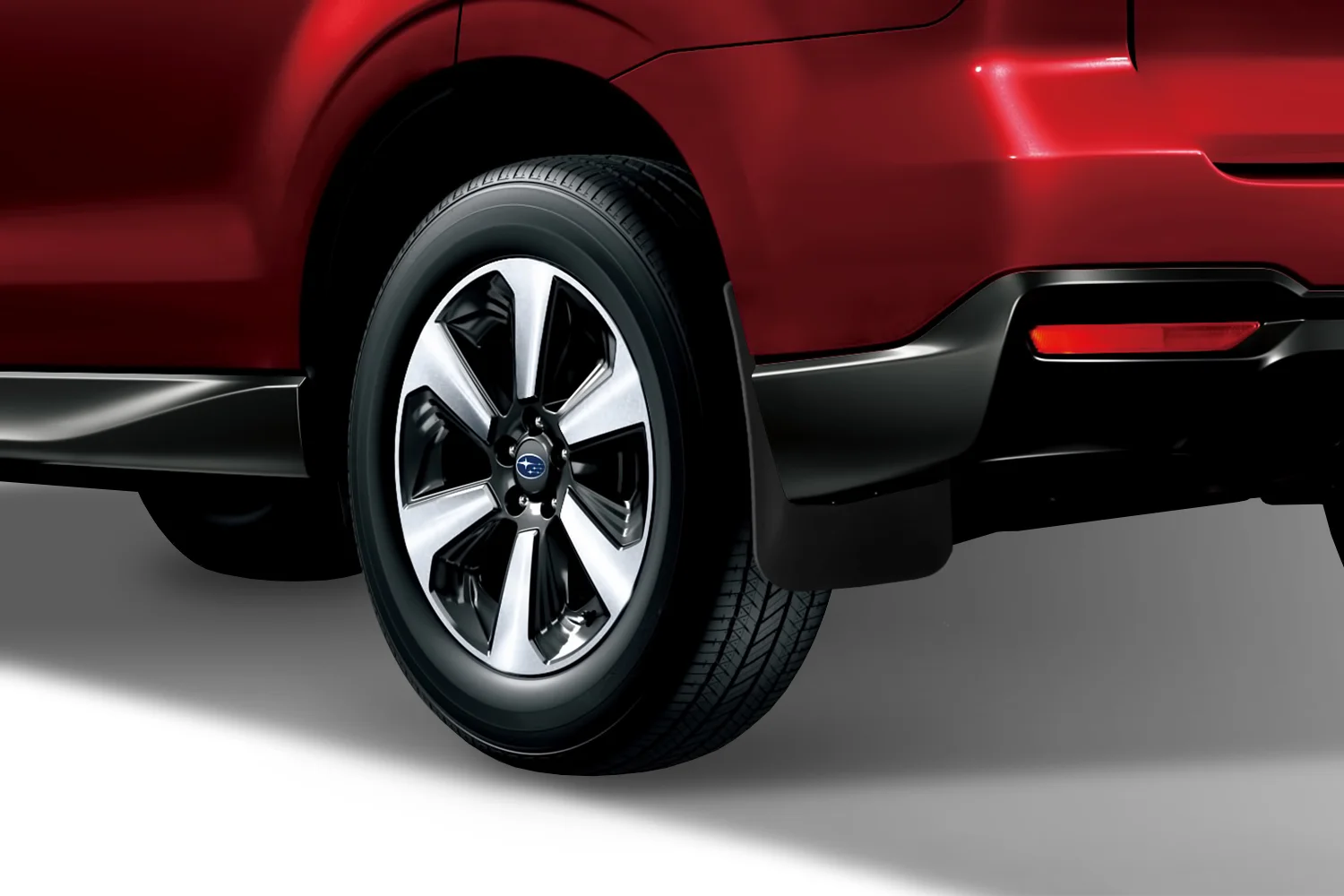 Брызговики задние SUBARU Forester, 2015-2018 2шт.(optimum) в пакете / Субару Форестер