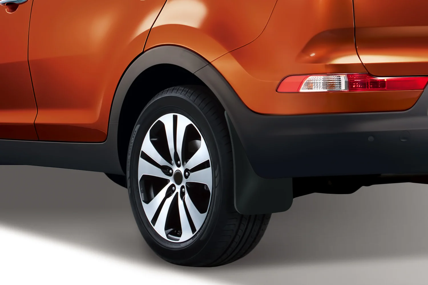 Брызговики задние KIA Sportage NEW, 2010-2015, 2 шт.(optimum) в пакете / Киа Спортаж