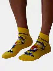 Носки с принтом СИМПСОНЫ короткие, унисекс