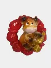 Небесно-голубой магниты на холодильник тигр новогодний